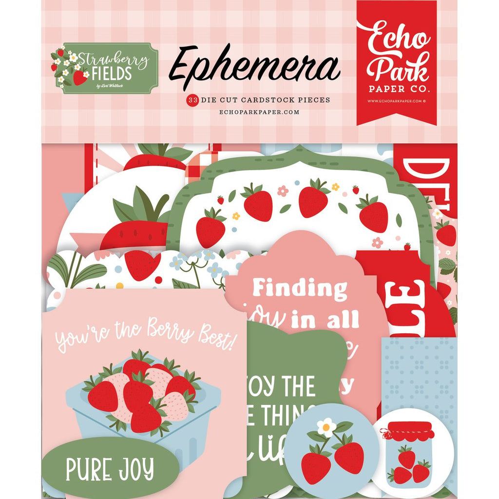Echo Park Ephemera  - Strawberry Fields