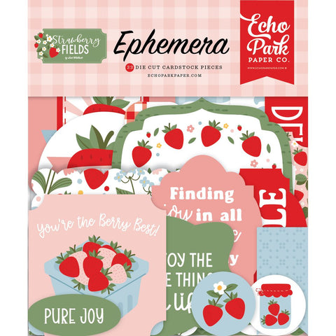 Echo Park Ephemera  - Strawberry Fields