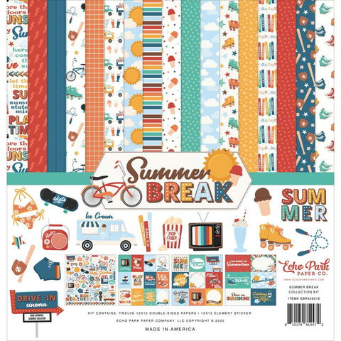 Echo Park 12x12 Paper  [Collection] - Summer Break