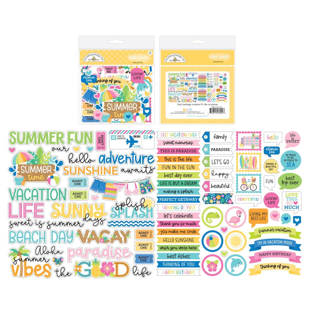 Doodlebug Design   Chit Chat - Summer Fun