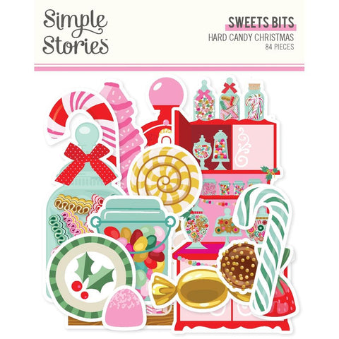 Simple Stories  Sweet Bits & Pieces  [Collection] -Hard Candy Christmas