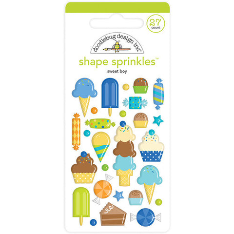 Doodlebug Design Sprinkles - [Collection] - Cupcakes & Candles - Sweet Boy