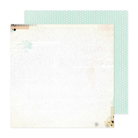 American Crafts [Vicki Boutin] 12x12 Papers - A Perfect Match - The Vows