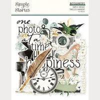 Simple Stories  Ephemera Bits & Pieces  [Collection] - Simple Vintage Timeless Harmony