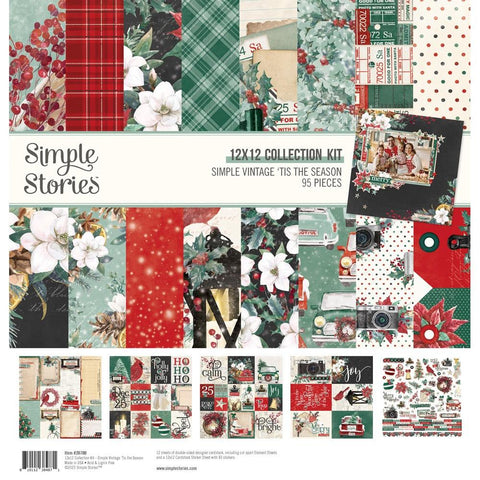 Simple Stories  12x12 Paper [Collection] - Simple Vintage Tis The Season -