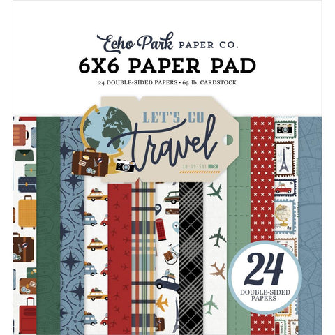 Echo Park 6x6 Paper  [Collection] - Let's Go Travel