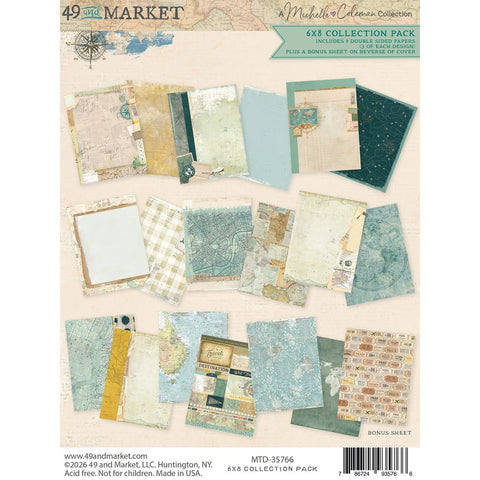 49 and Market  6x8 Paper Pack [Collections] - Travel Diaries