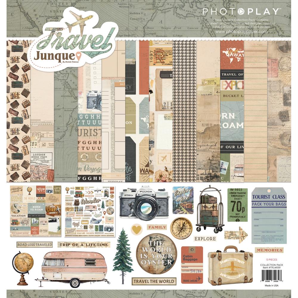 Photoplay 12x12 Paper  [Collection] - Travel Junque