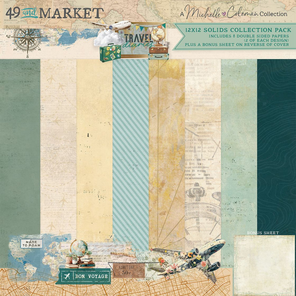 49 and Market  Basics Paper Pack [Collections] - Travel Diaries