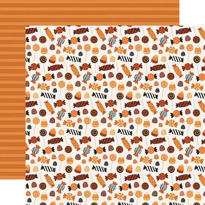 Carta Bella 12x12 Paper  [Collection] - Handmade Halloween - Spooky Treats