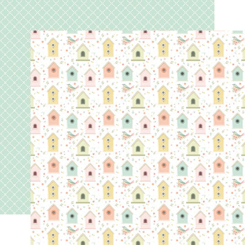 Carta Bella 12x12 Paper  [Collection] - Here Comes Spring - Home Tweet Home