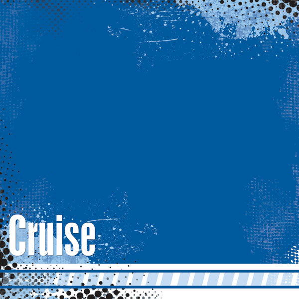 Scrapbook Customs 12x12 Paper -  Urban Cruise