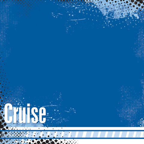 Scrapbook Customs 12x12 Paper -  Urban Cruise