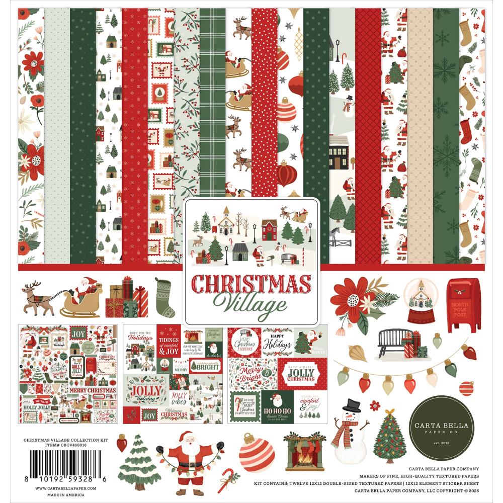 Carta Bella 12x12 Paper [Collection] - Christmas Village