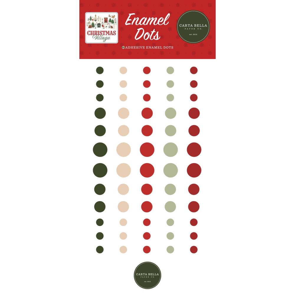 Carta Bella Enamel Dots - [Collection] - Christmas Village