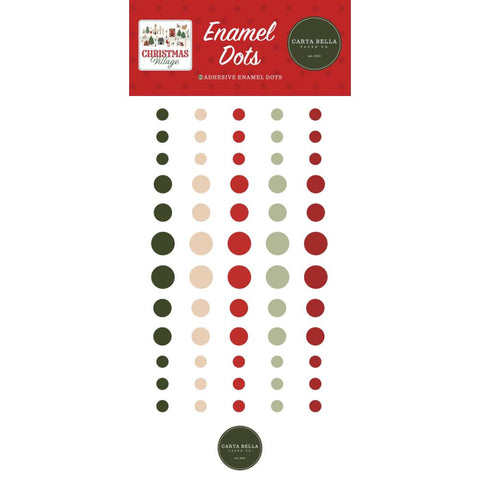 Carta Bella Enamel Dots - [Collection] - Christmas Village