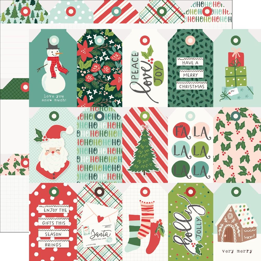 Simple Stories 12x12 [Collection ] - Santa's Village   Tag Elements