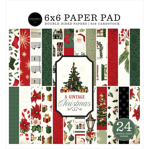 Carta Bella 6x6 Paper Pad  [Collection] - A Vintage Christmas