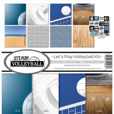 Reminisce 12x12 Collection Pack - [Collection] - Let's Play Volleyball