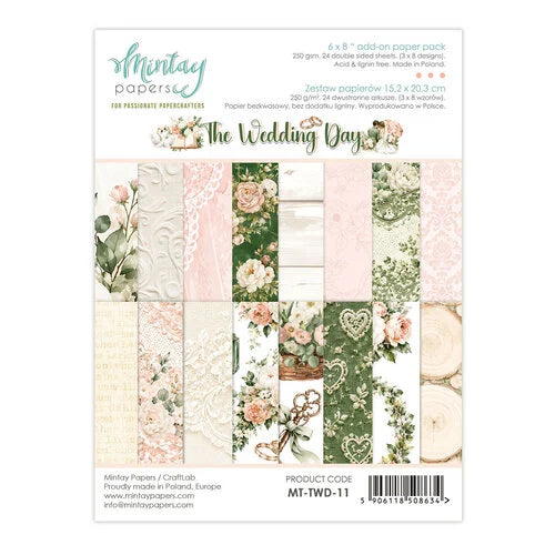 Mintay 6x8 Paper Pad - The Wedding Day