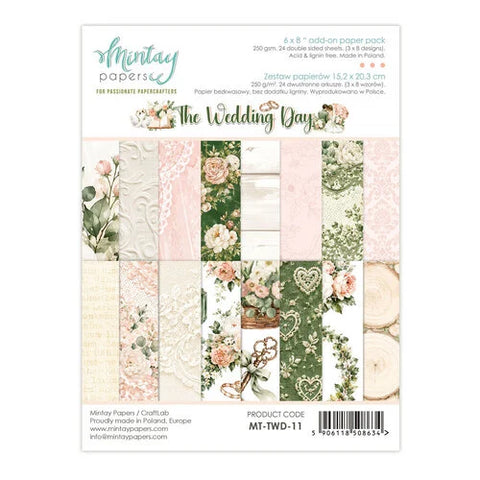 Mintay 6x8 Paper Pad - The Wedding Day