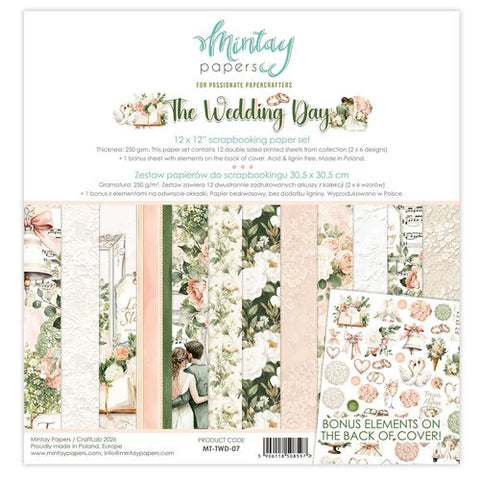 Mintay 12x12 Paper (Collection) - Wedding Day