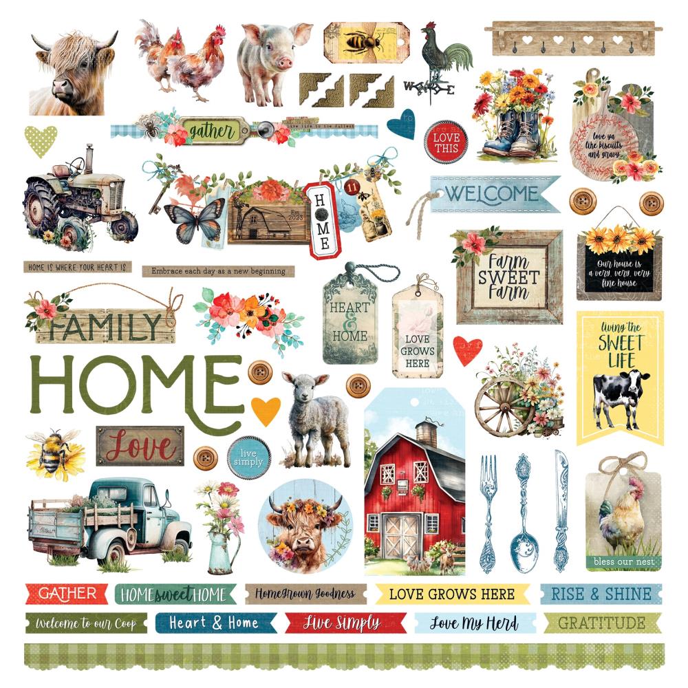 Photoplay 12x12 Stickers [Collection] - Willow Creek Farm