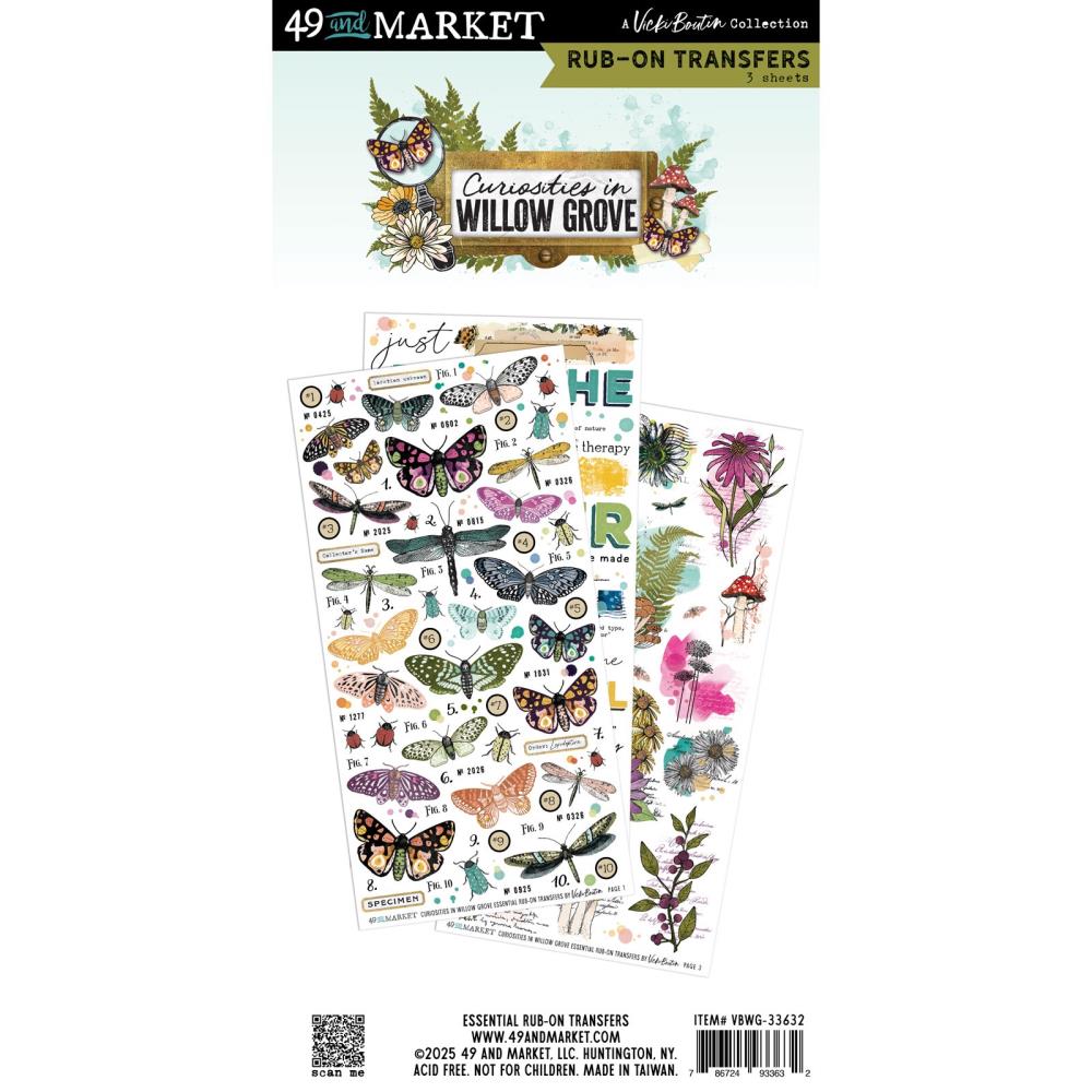 49 and Market  Rub On Transfers [Collections] - Curiousities in Willow Grove Essential