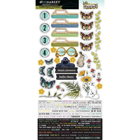 49 and Market  Cardstock Stickers [Collections] - Curiousities in Willow Grove