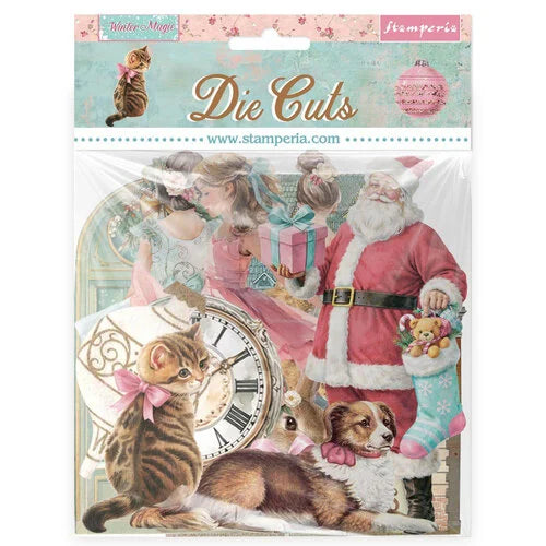 Stamperia Adhesive Die Cuts [Collection] - Winter Magic