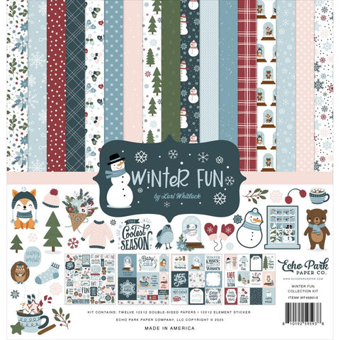Echo Park 12x12 Paper  [Collection] -  Winter Fun