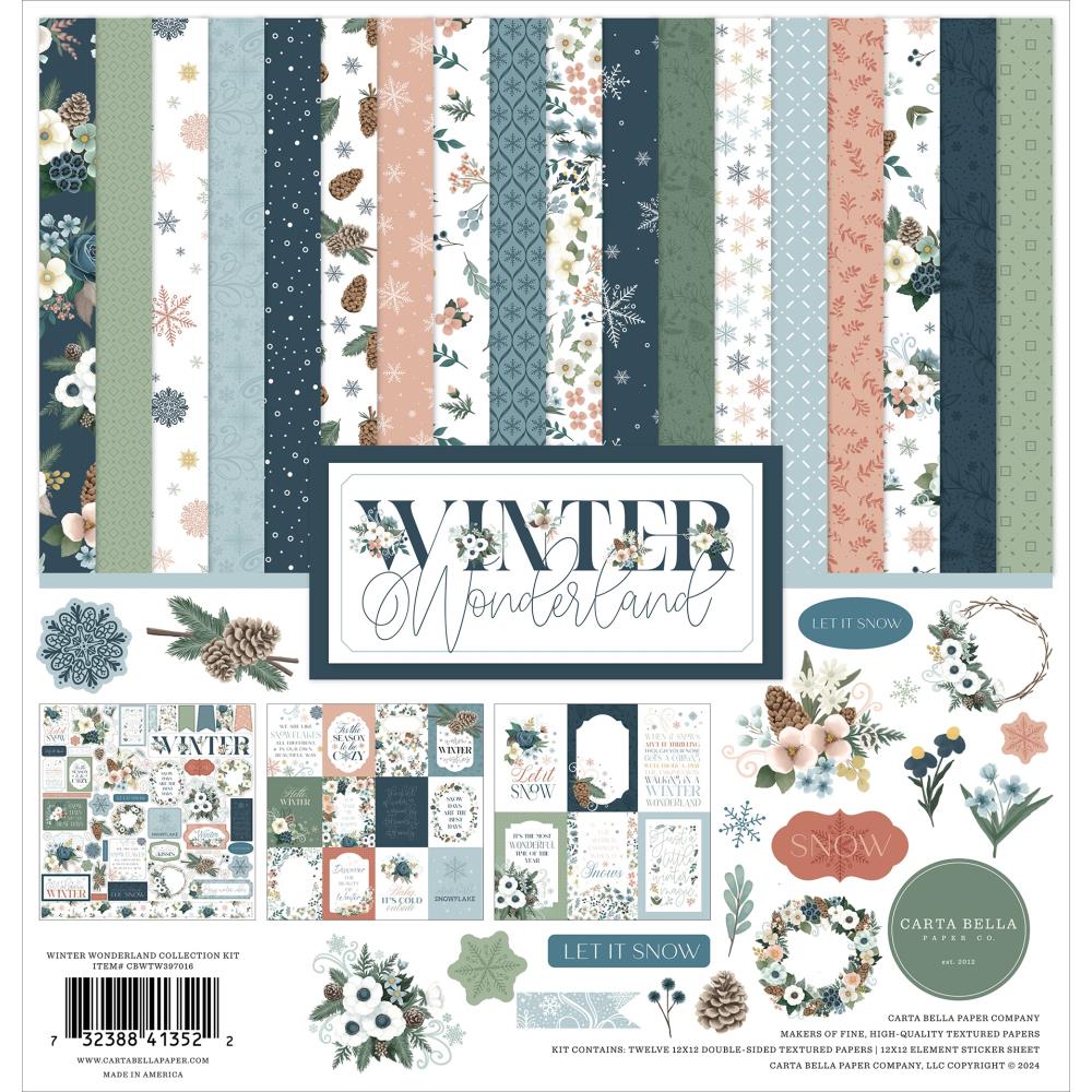 Carta Bella 12x12 Paper [Collection] - Winter Wonderland