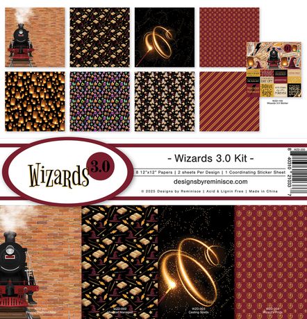 Reminisce 12x12 Collection Pack - [Collection] - Wizard Kit 3.0