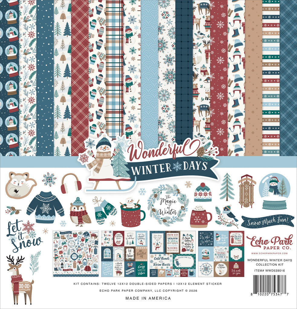 Echo Park Paper Collection - [Collection] - Wonderful Winter Days