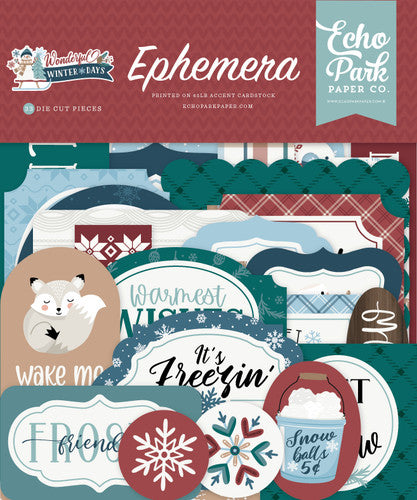 Echo Park  Ephemera- [Collection] - Wonderful Winter Days