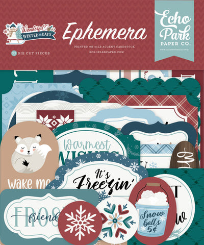 Echo Park  Ephemera- [Collection] - Wonderful Winter Days