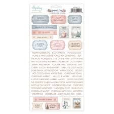 Mintay Paper Stickers - Snowberry Lane - Word