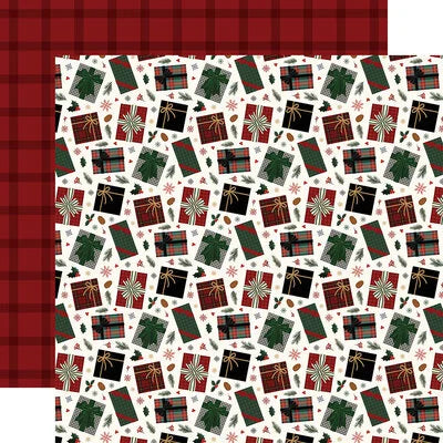 Carta Bella 12x12 Paper  [Collection] - Classic Christmas - Wrapped Up Presents