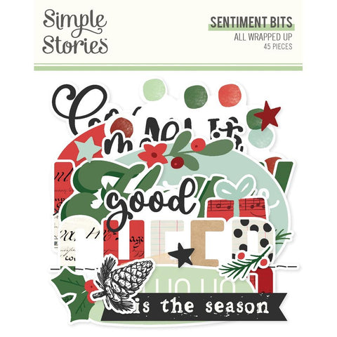 Simple Stories  Sentiment Bits  [Collection] -All Wrapped Up