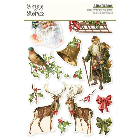 Simple Stories  Sticker Book  [Collection] - Simple Vintage Yuletide