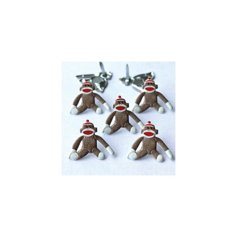 EyeLet OutLet - Sock Monkey Brads