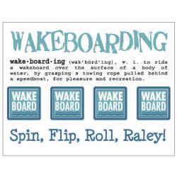 SRM Press - Say It With Stickers - Wakeboarding