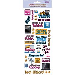 Forever In Time - Classic Theme Clear Stickers - My Tablet/Laptop