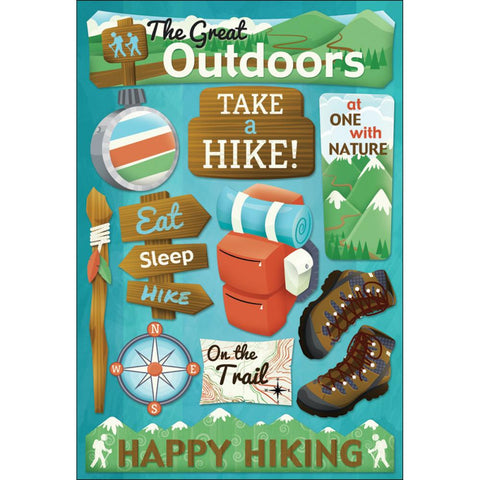 Karen Foster Cardstock Stickers - Take A Hike