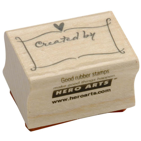 Hero Arts Good Rubber Stamps - Created By Banner