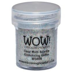 WOW Embossing Powders - Clear Multi Sparkle Embossing Glitter