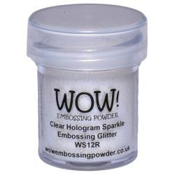 WOW Embossing Powders - Clear Hologram Sparkle Embossing Glitter