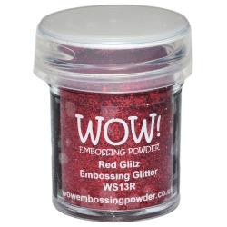 WOW Embossing Powders - Red Glitz Embossing Glitter