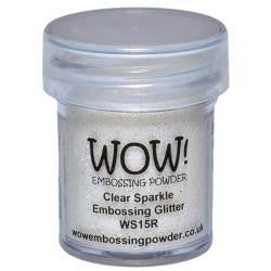 WOW Embossing Powders - Clear Sparkle Embossing Glitter
