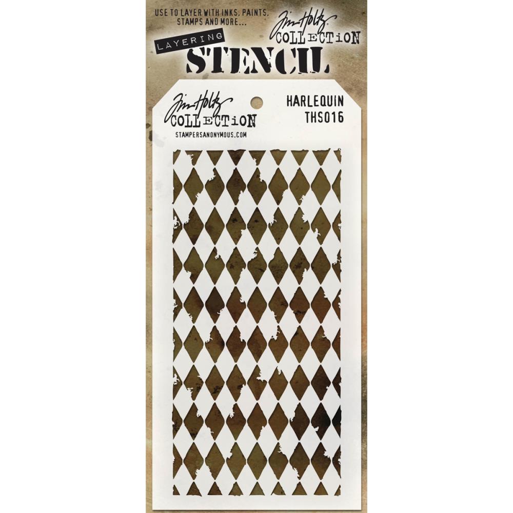 Tim Holtz Layering Stencil - Harlequin